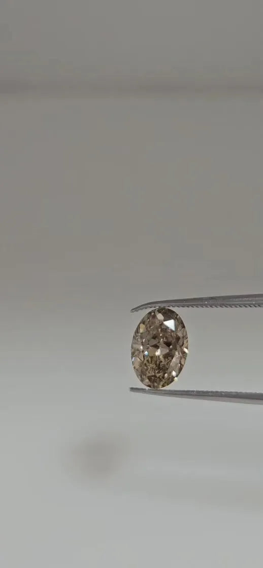 0.96ct Oval Natural Diamond (Colour Fancy, Clarity VS2, GIA Certified)