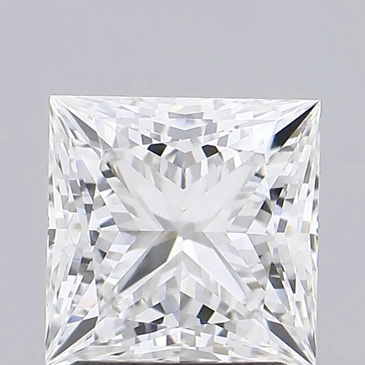 2,06ct IGI Princess Diamant, E/ VS1, Labordiamant, Lab Grown, Zertifikat, CVD, HPHT