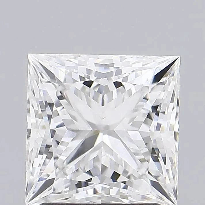 2,06ct IGI Princess Diamant, E/ VS1, Labordiamant, Lab Grown, Zertifikat, CVD, HPHT - gems4u.eu