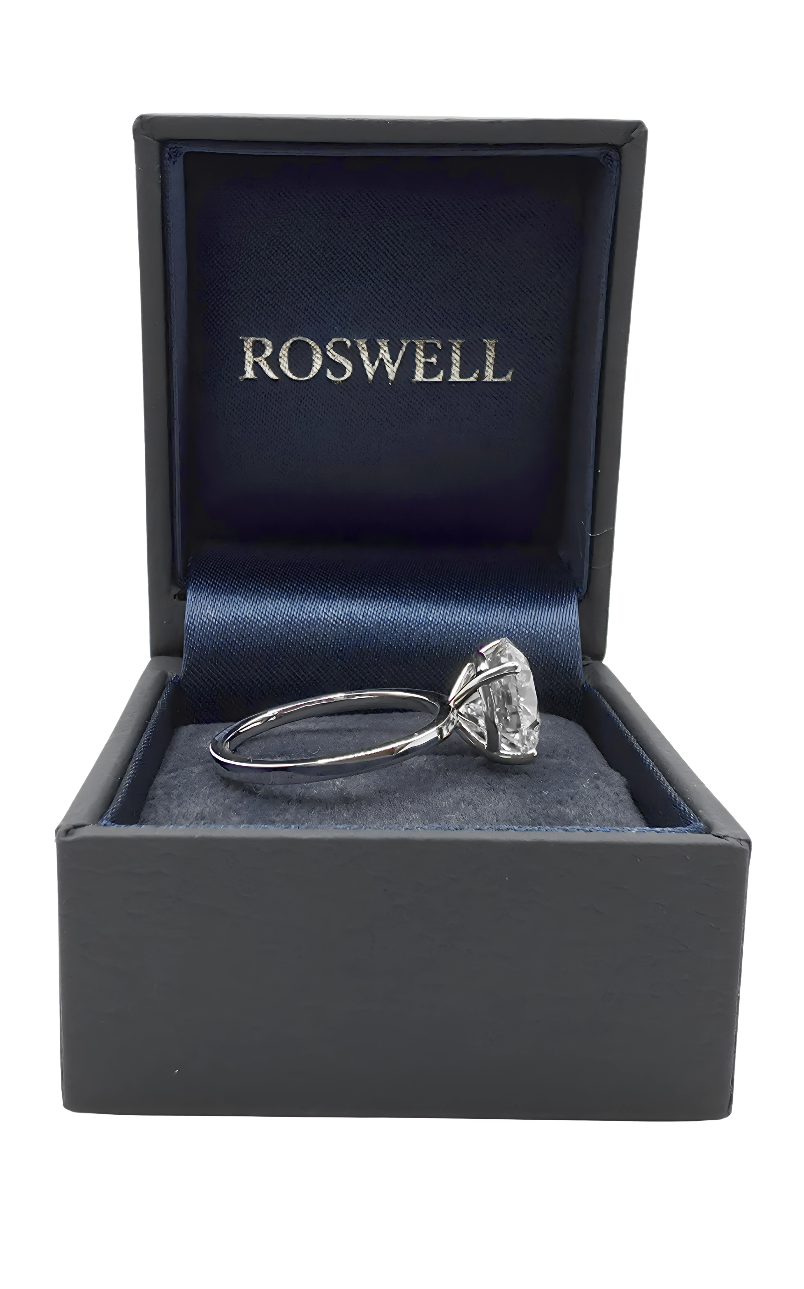 ROSWELL Solitärring 4ct Diamant Lab Grown E/VVS2 IGI Weißgold 14K 585