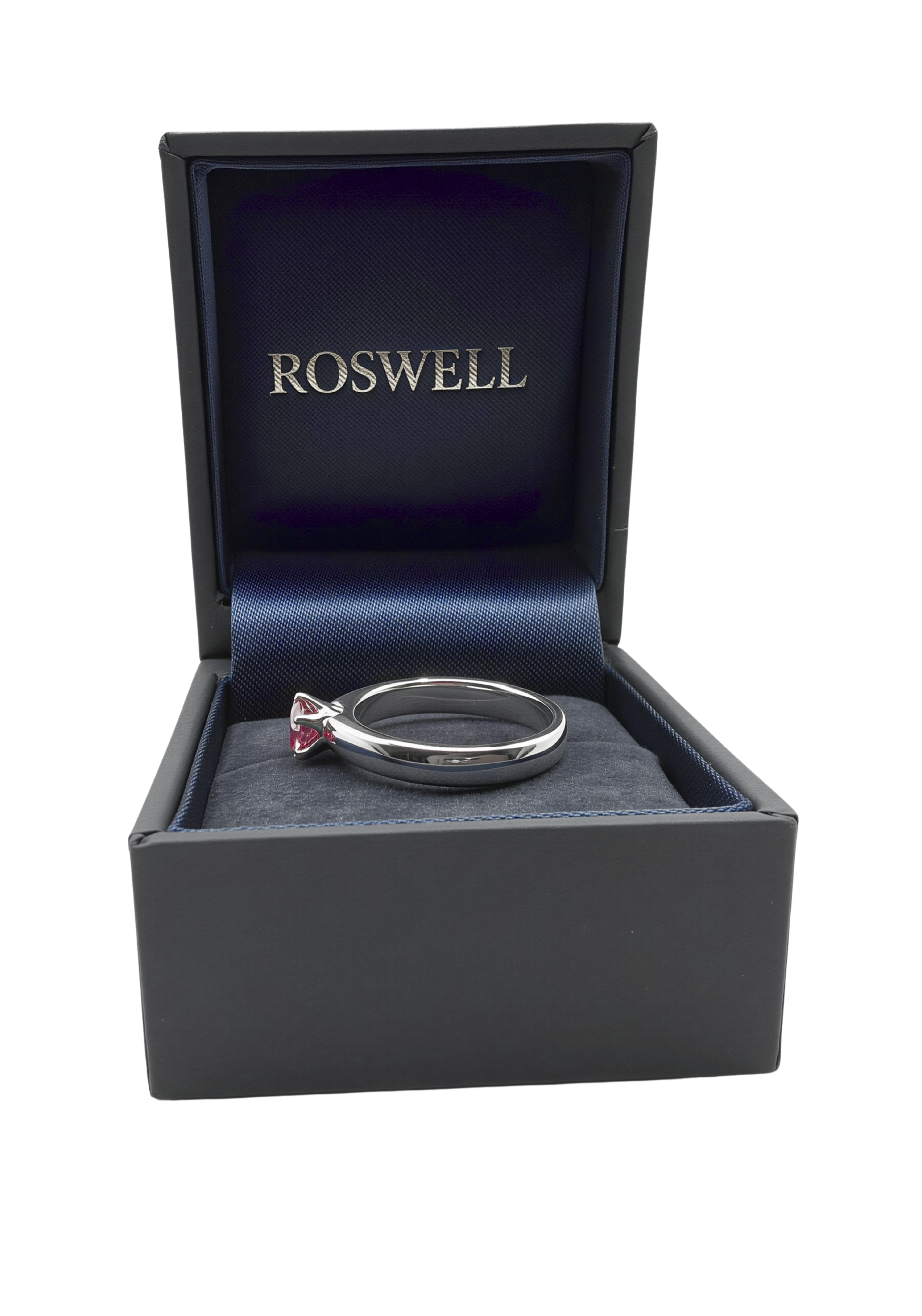 ROSWELL Solitärring 0,50ct Pinker Fancy Diamant Lab Grown IGI Continuum™ Silber