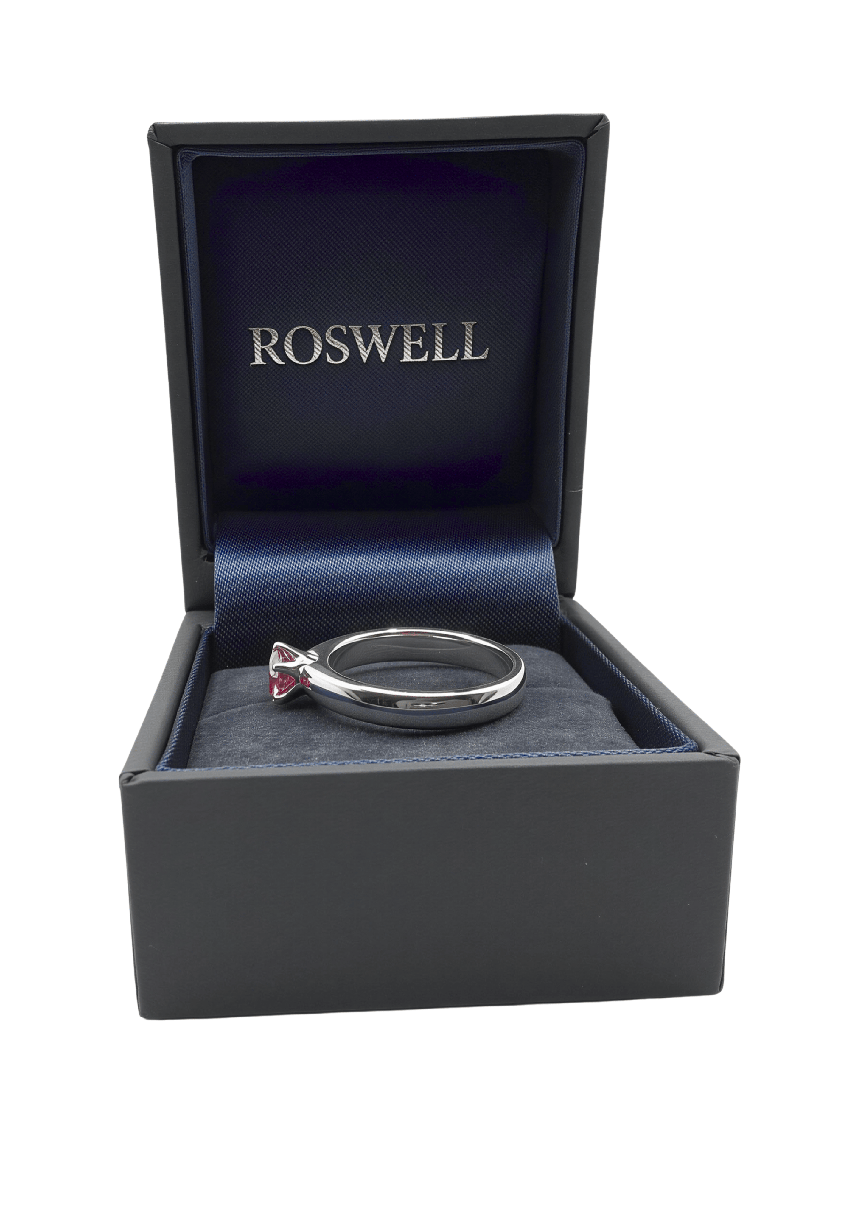 ROSWELL Solitärring 0,50ct Pinker Fancy Diamant Lab Grown IGI Continuum™ Silber - gems4u.eu