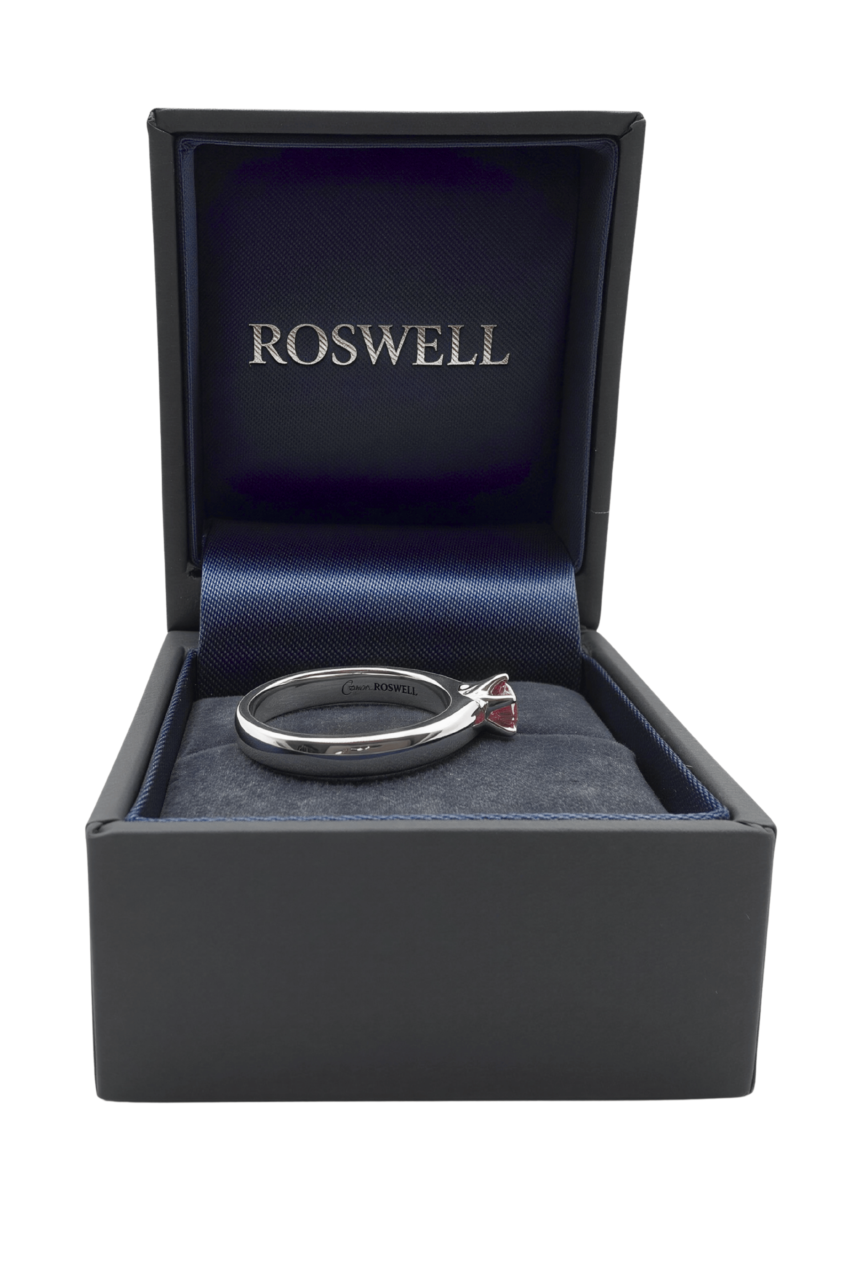 ROSWELL Solitärring 0,50ct Pinker Fancy Diamant Lab Grown IGI Continuum™ Silber - gems4u.eu