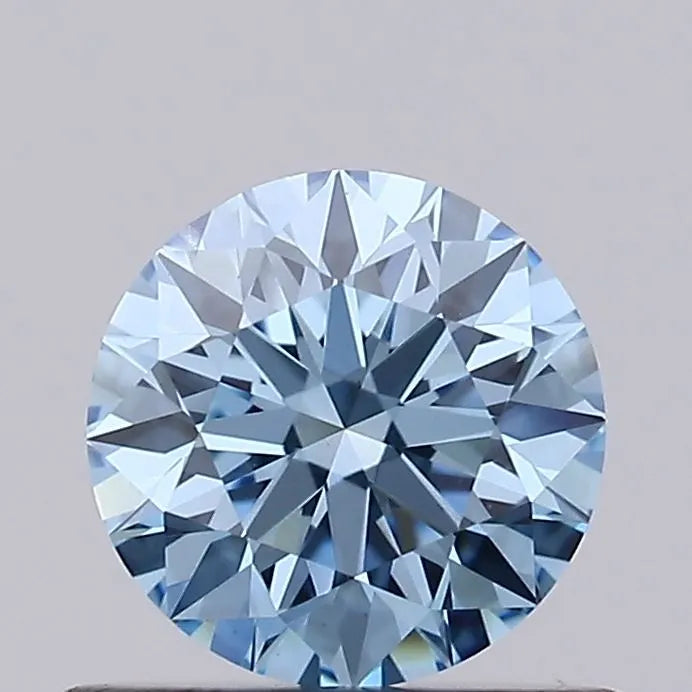 0,59ct IGI Diamant, Fancy Vivid Blau/ SI1, Labordiamant, Lab Grown, Zertifikat, CVD, HPHT