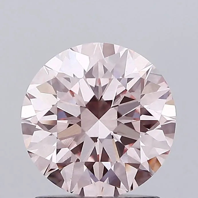 1.50ct Round Lab Grown Diamond (Colour Fancy Intense Pink, Clarity VS1, Cut EX, IGI Certified)