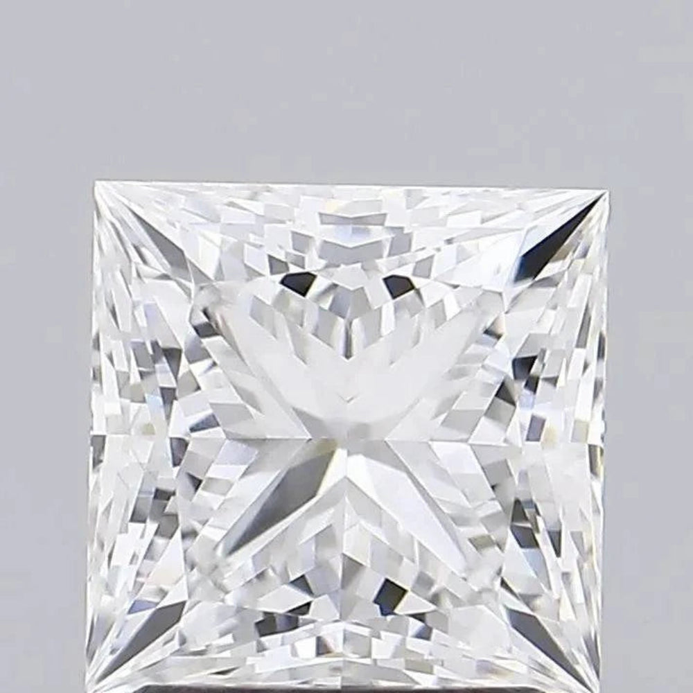2,06ct IGI Princess Diamant, E/ VS1, Labordiamant, Lab Grown, Zertifikat, CVD, HPHT - gems4u.eu