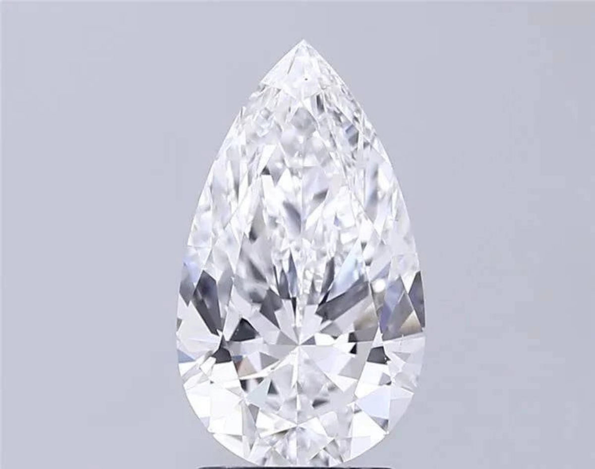 3,00ct IGI Tropfen Diamant, E/ VS2, Labordiamant, Lab Grown, Zertifikat, CVD, HPHT - gems4u.eu