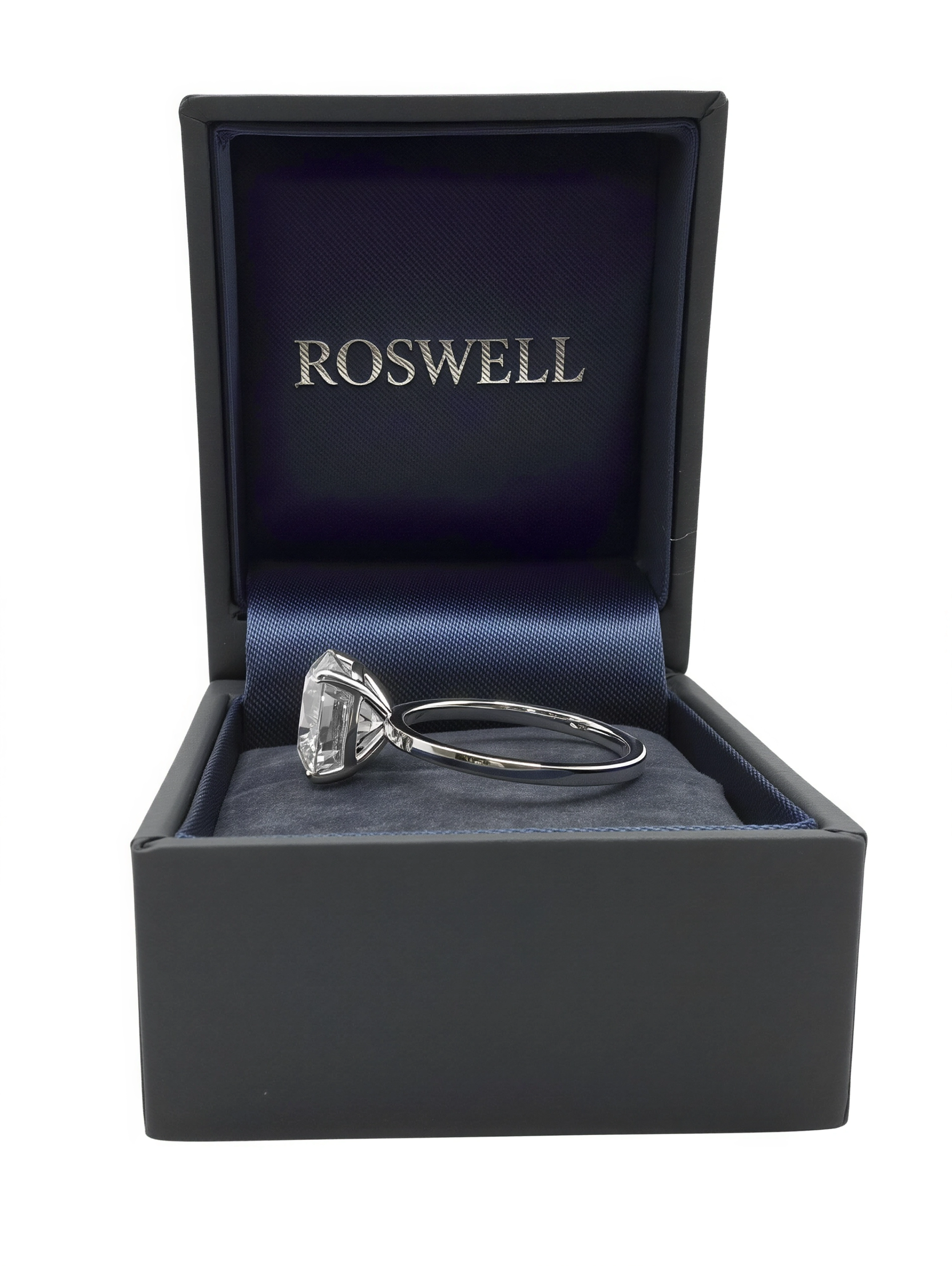 ROSWELL Solitärring 4ct Diamant Lab Grown E/VVS2 IGI Weißgold 14K 585