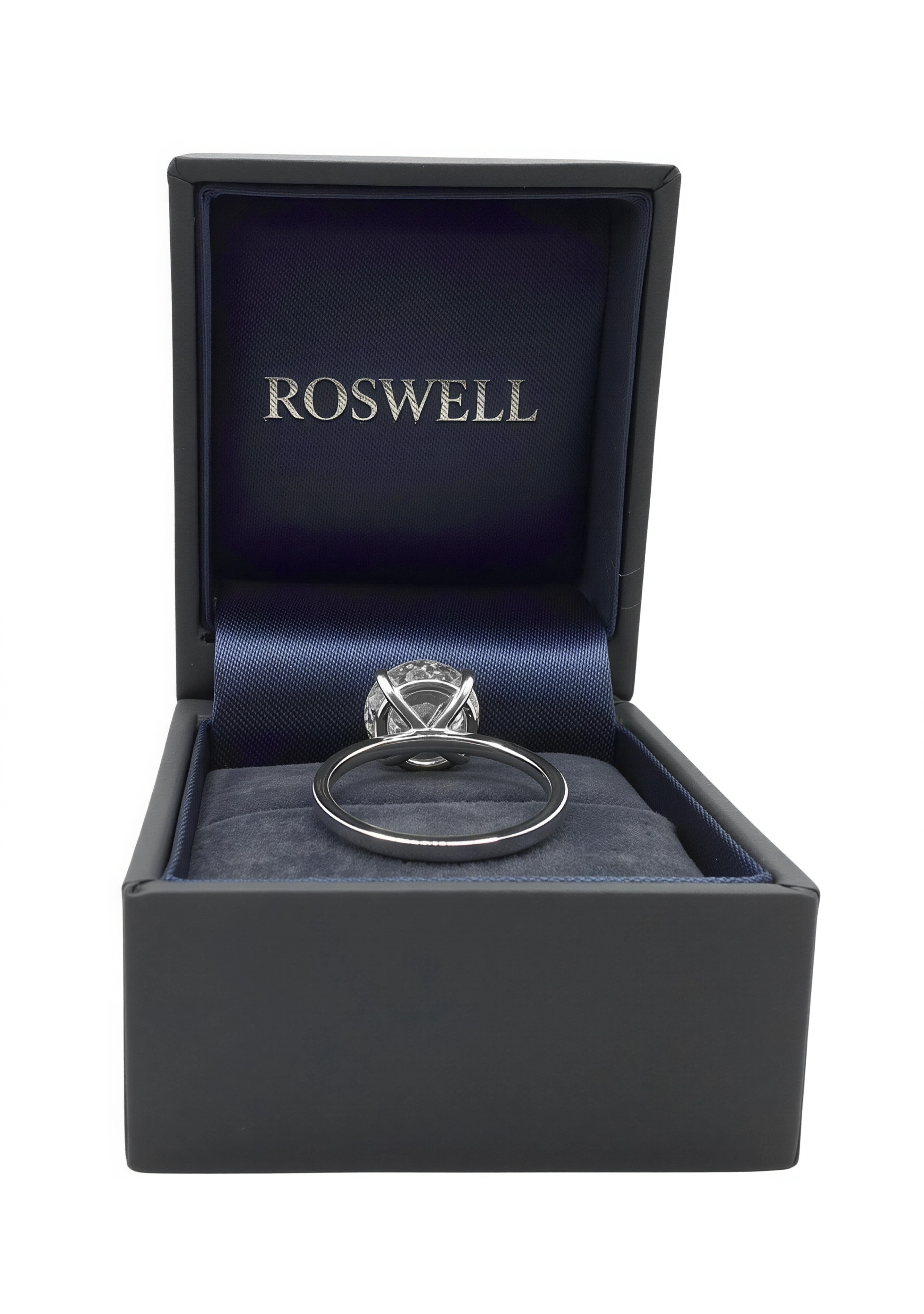 ROSWELL Solitärring 4ct Diamant Lab Grown E/VVS2 IGI Weißgold 14K 585