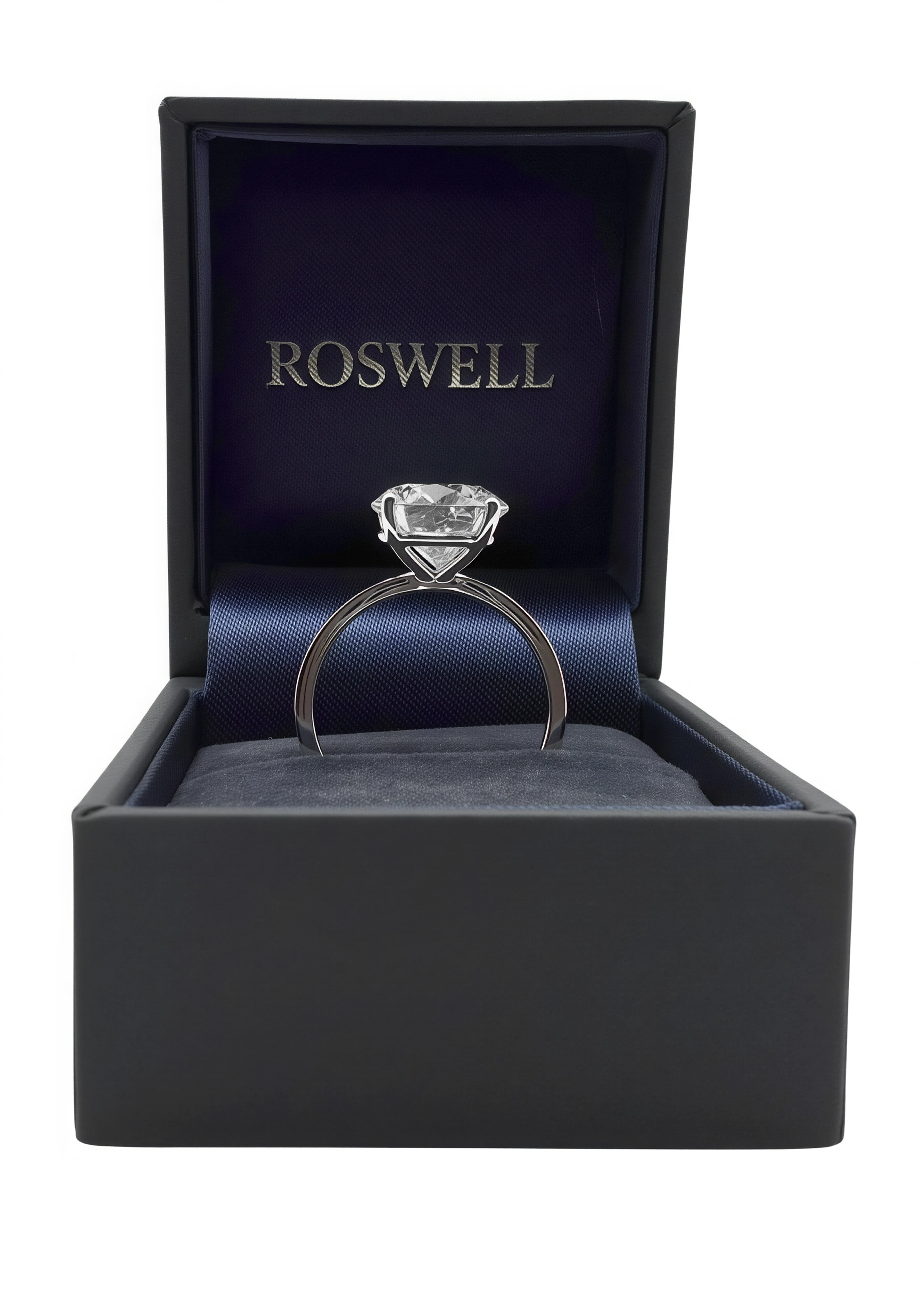 ROSWELL Solitärring 4ct Diamant Lab Grown E/VVS2 IGI Weißgold 14K 585