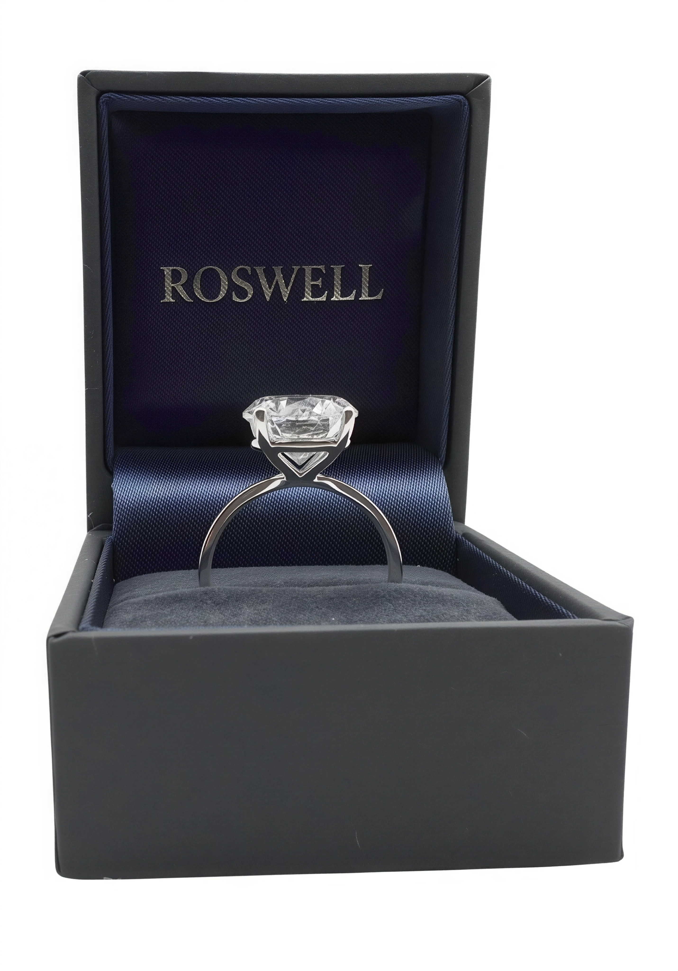 ROSWELL Solitärring 5ct Diamant Lab Grown E/VVS2 IGI Weißgold 14K 585