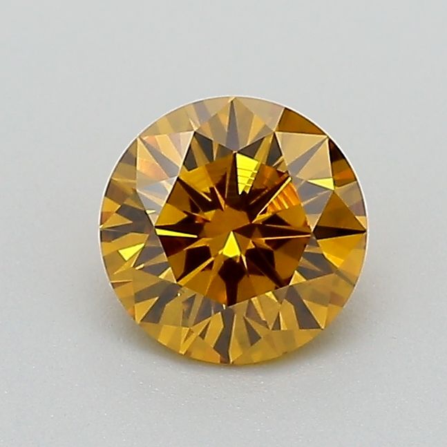 0,58ct IGI Diamant, Fancy Deep Yellow/ VS1, Labordiamant, Lab Grown, Zertifikat, CVD, HPHT