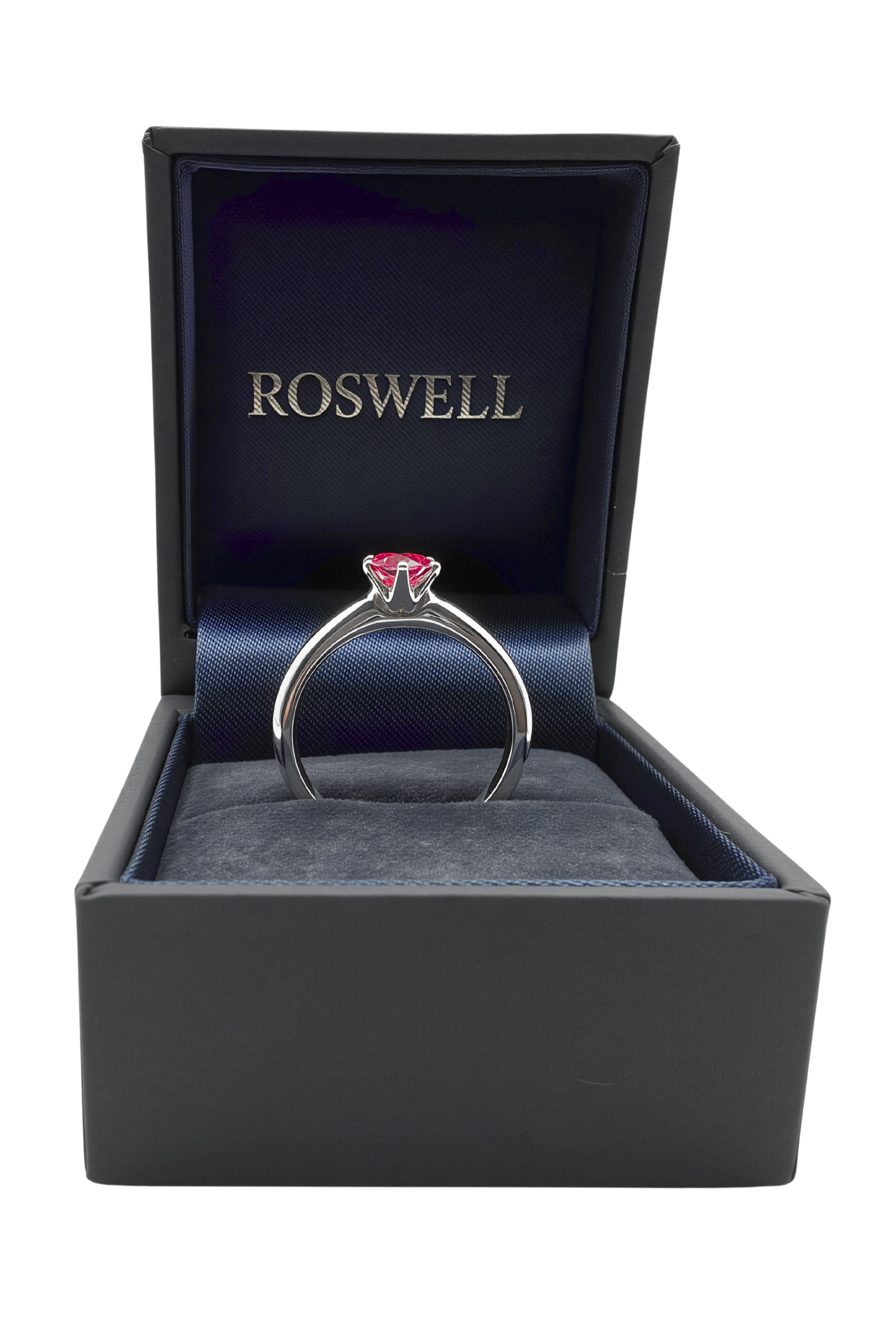 ROSWELL Solitärring 0,50ct Pinker Fancy Diamant Lab Grown IGI Continuum™ Silber