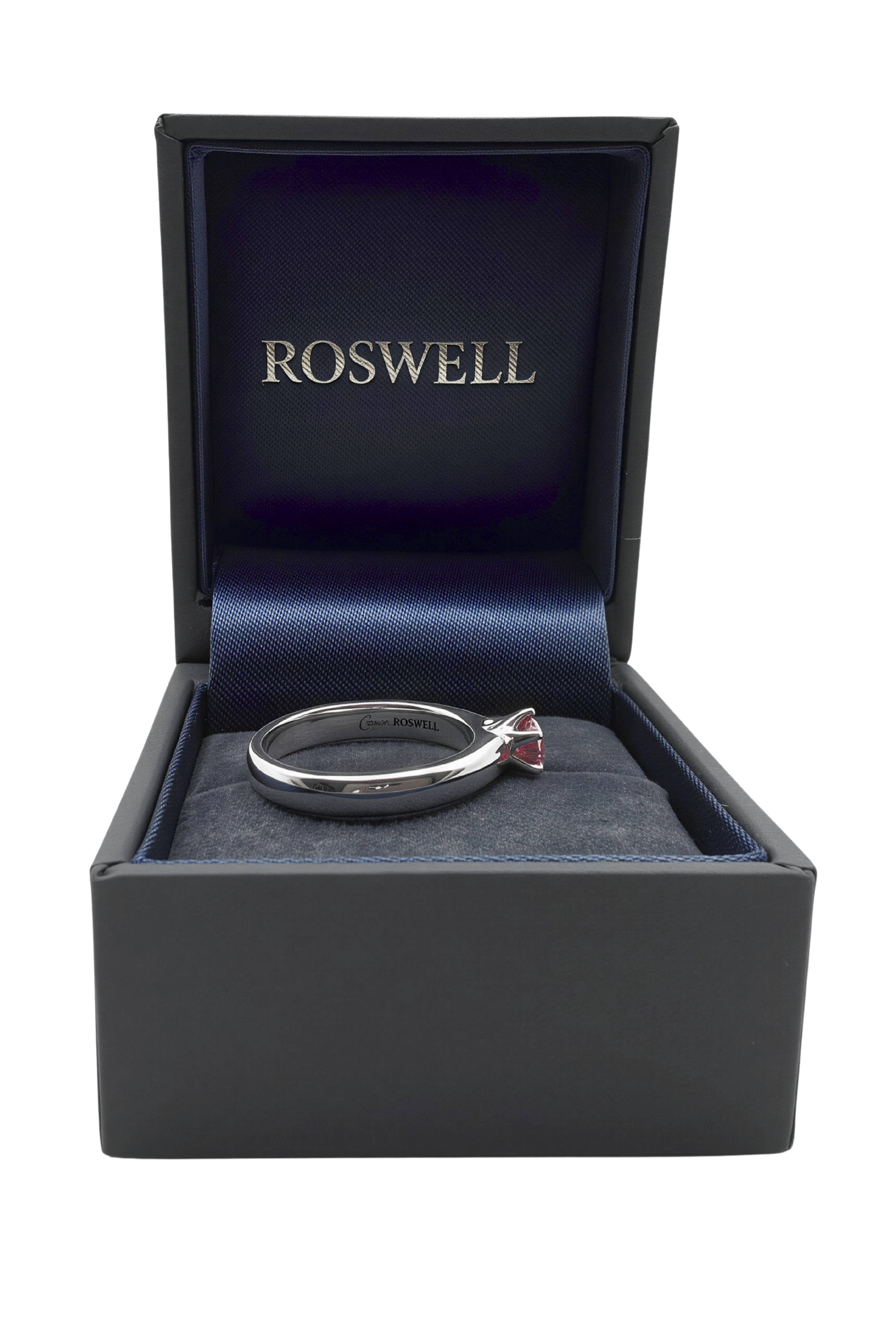 ROSWELL Solitärring 0,50ct Pinker Fancy Diamant Lab Grown IGI Continuum™ Silber